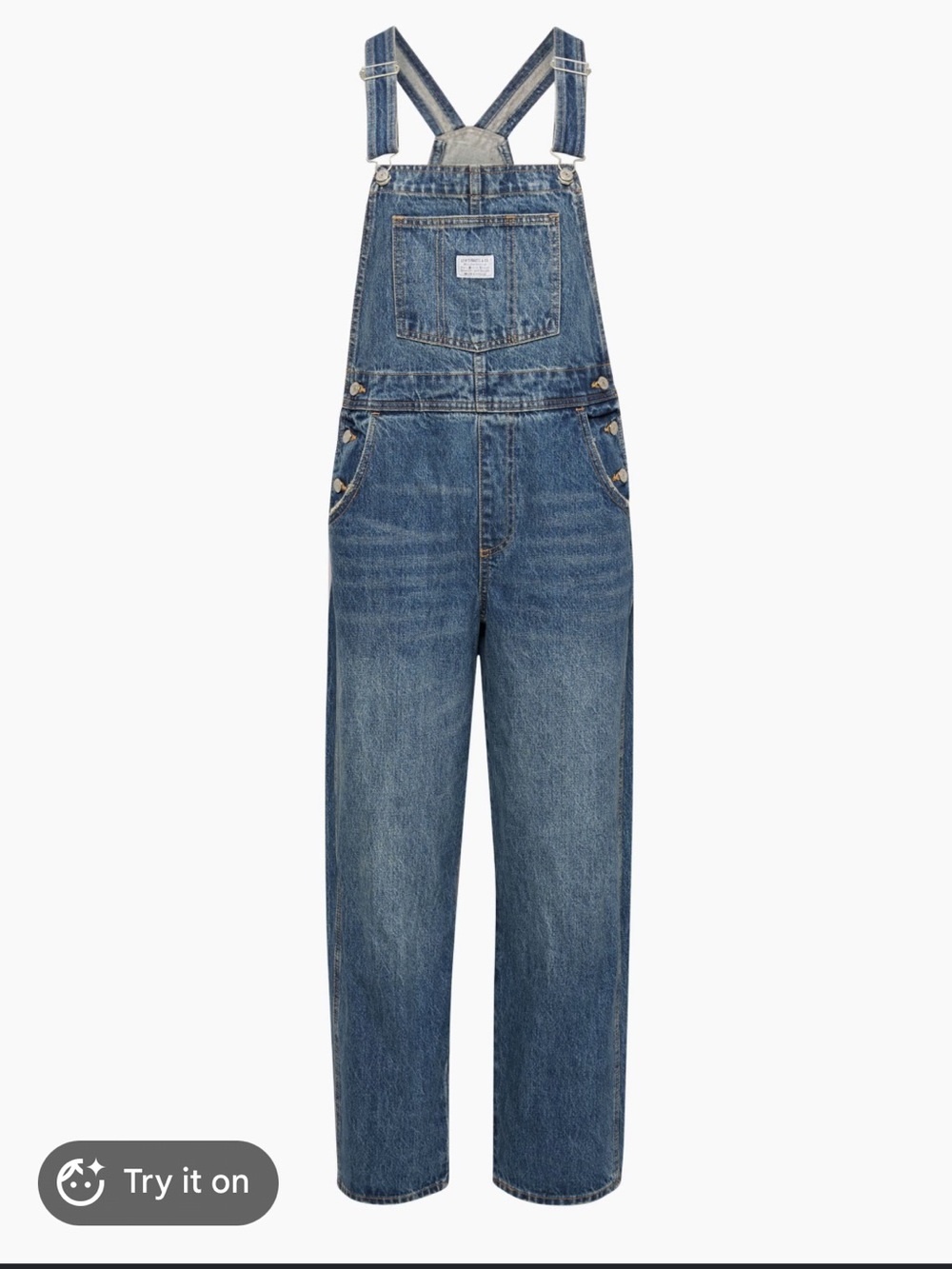 Levi’s Classic Blue Denim Women Overalls